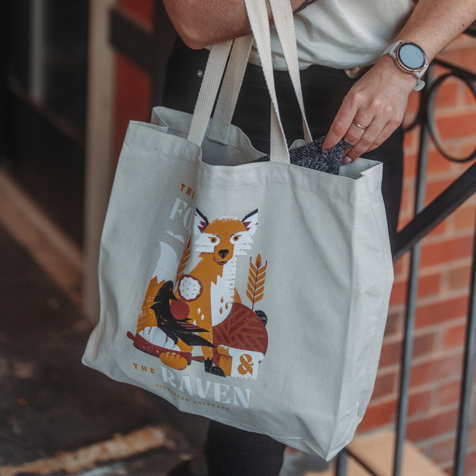 The Fox & The Raven Canvas Tote