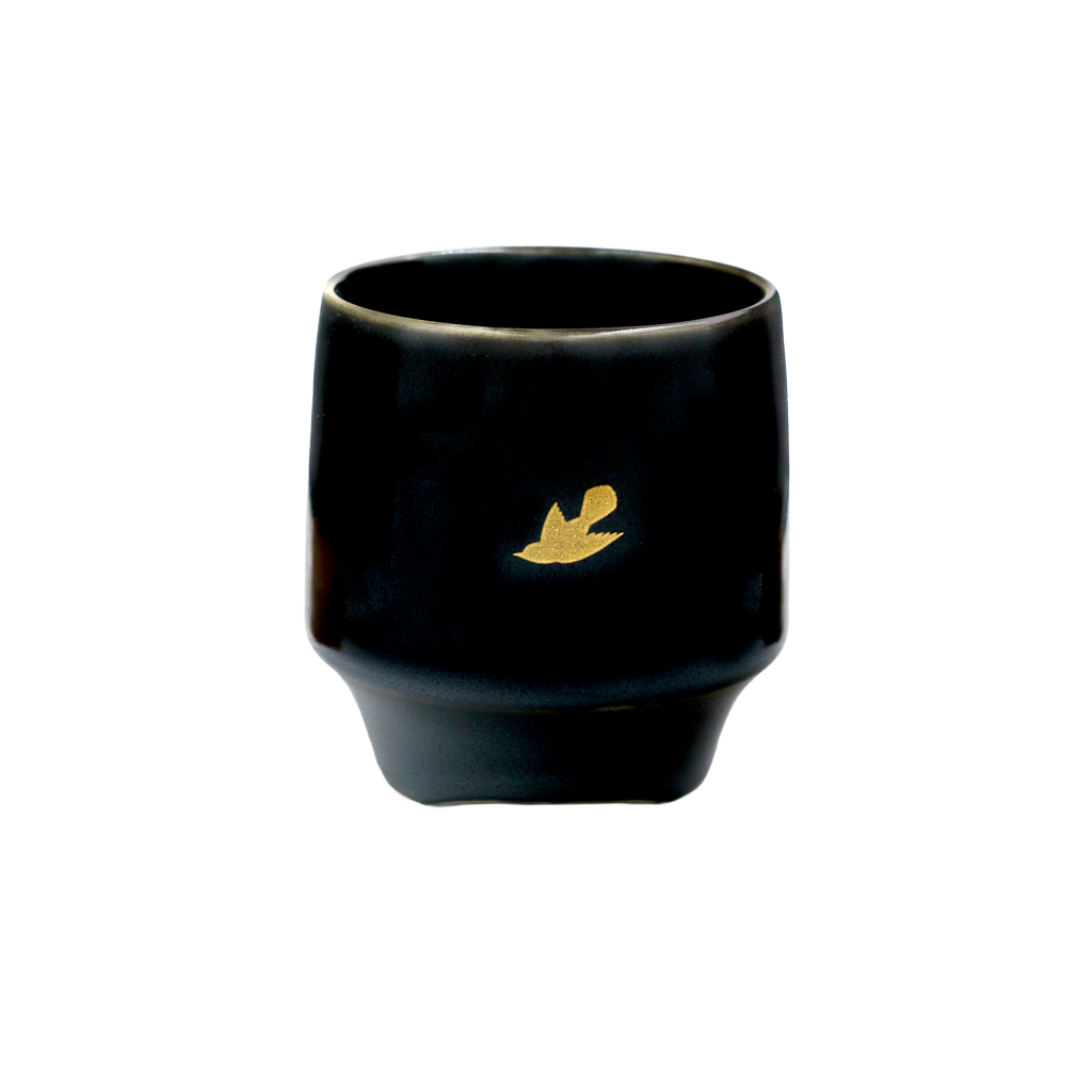 Kihara x Corvus Black Porcelain Cup